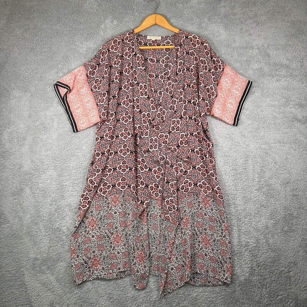 Penelope Swimsuit Swimwear Pink Swim Cover Throw Over Boho Size‎ M